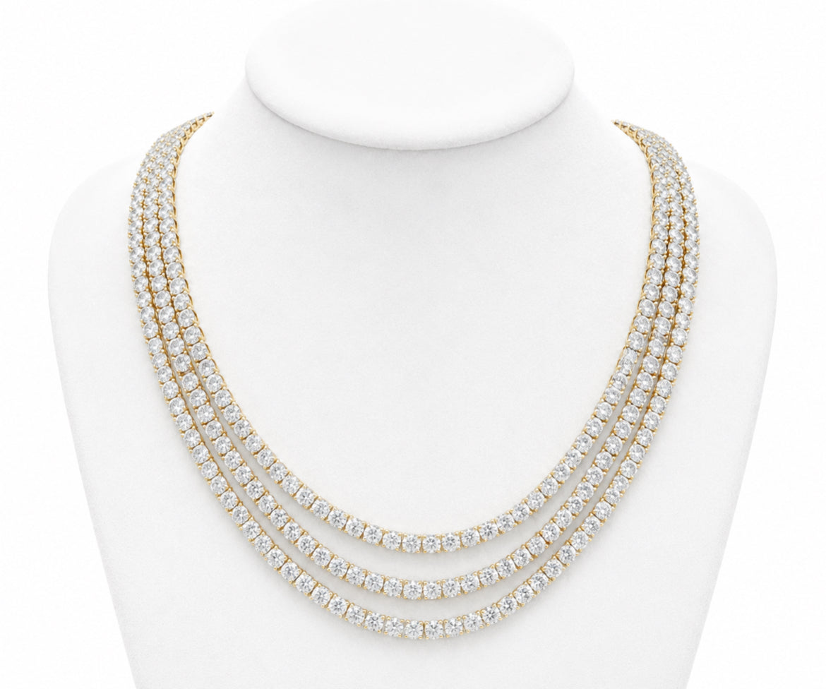 3mm Lab Diamond Tennis Chain