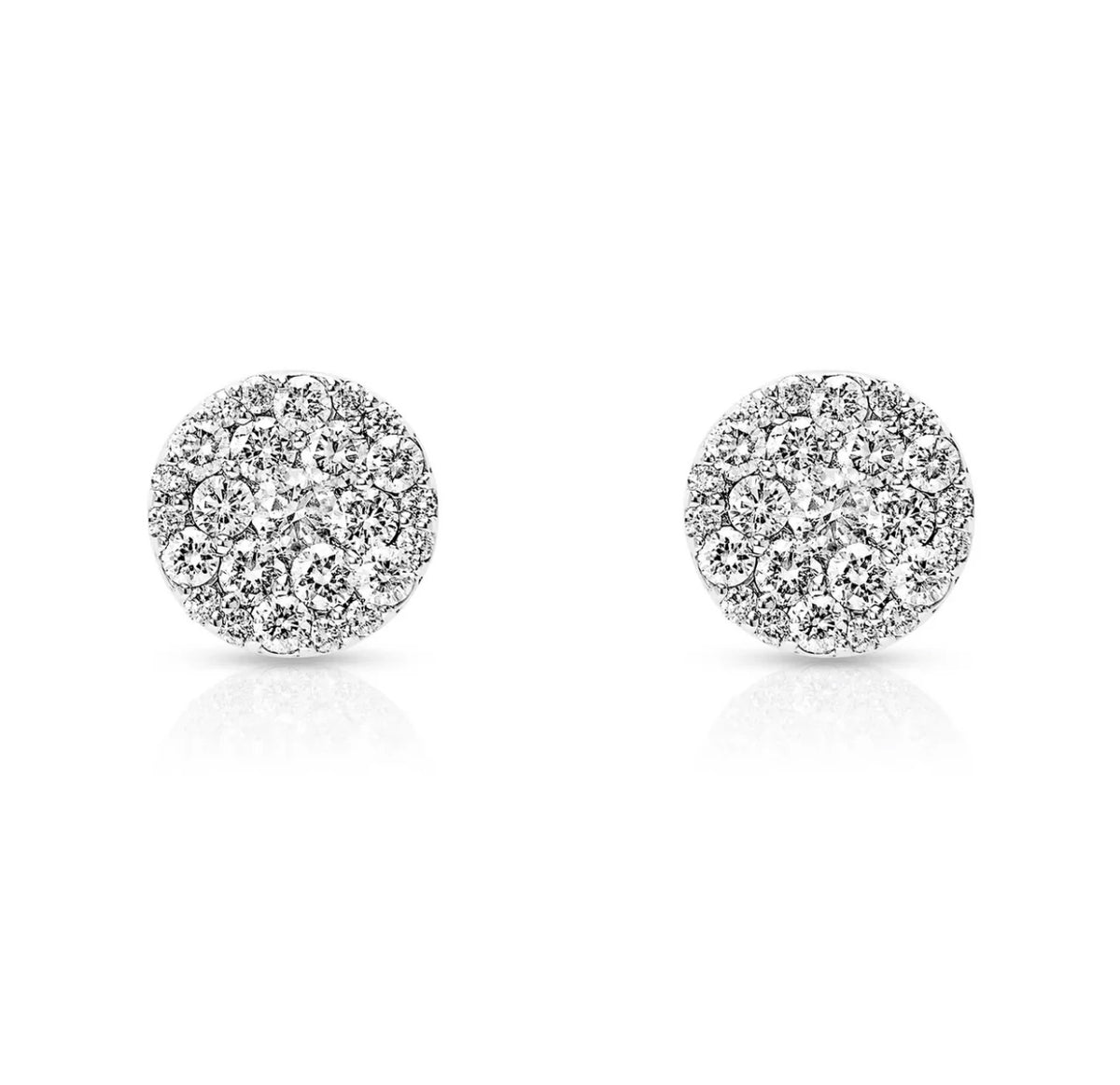 VORTEX NATURAL DIAMOND BOLD EARRINGS