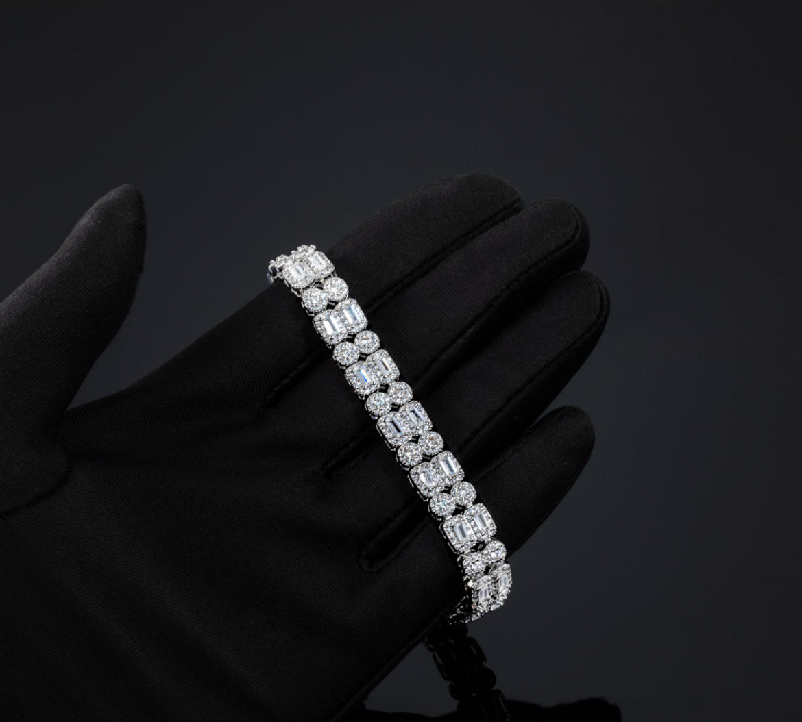 Baguette Double Row Bracelet
