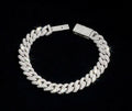 12MM VVS Moissanite Cuban Bracelet