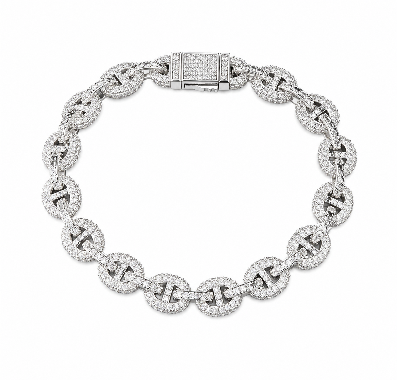 8mm Paved G-Link Bracelet