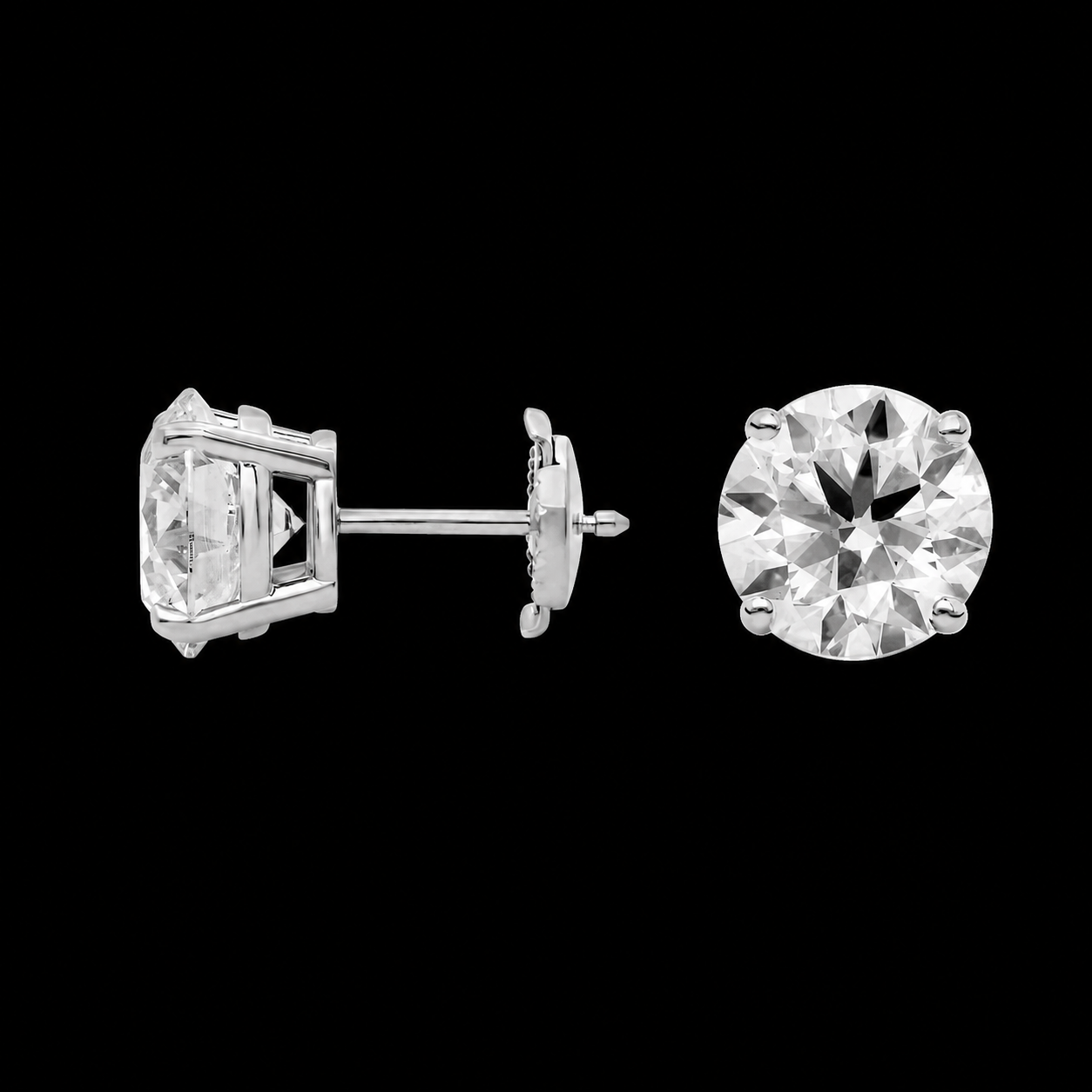2CT Women’s Earrings Made For Everyday Wear