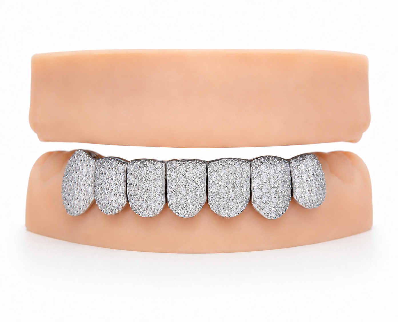 VVS Moissanite Diamond Grillz 7 Bottom
