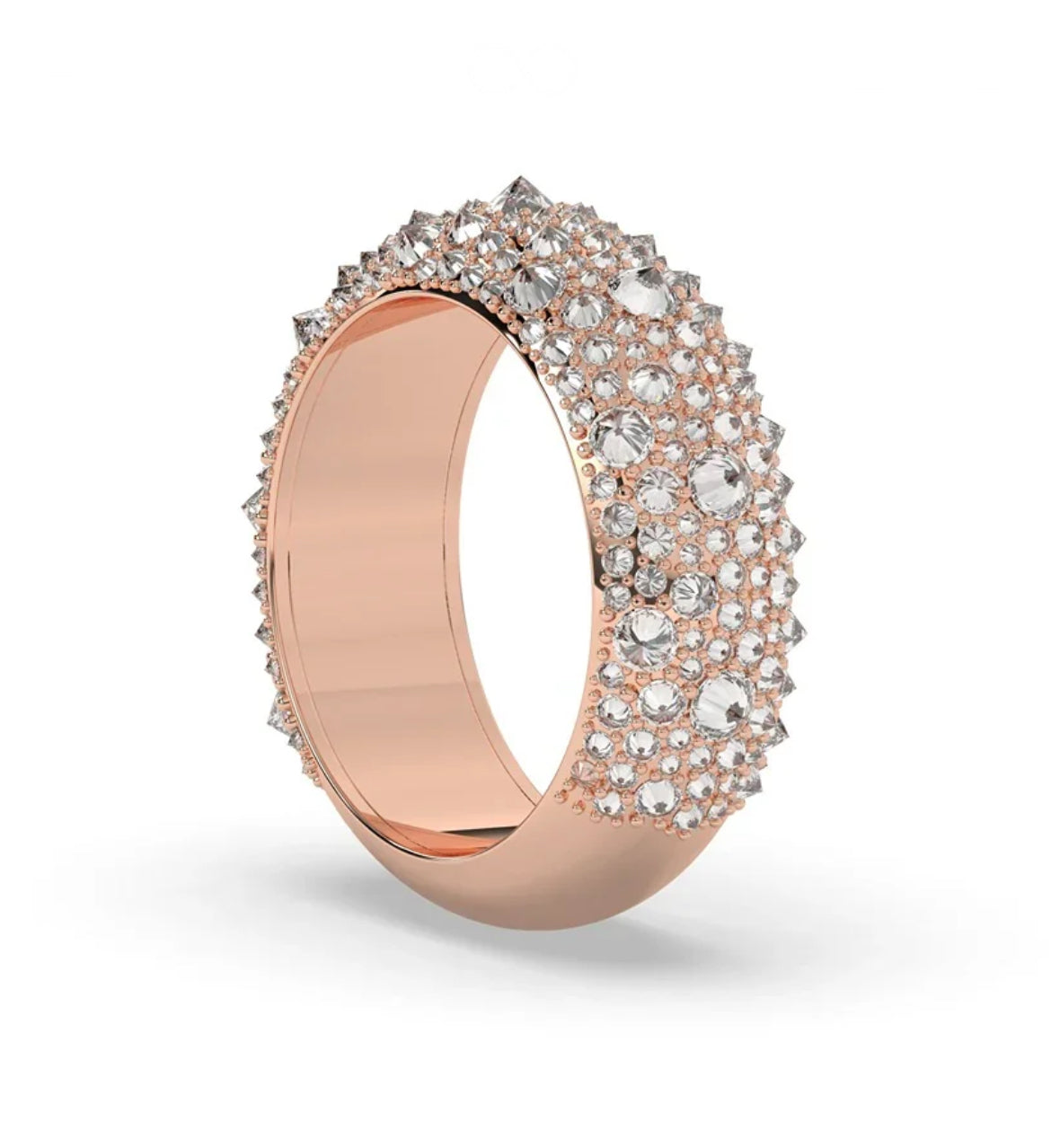 VVS Lab Diamond Spikes Mens Ring