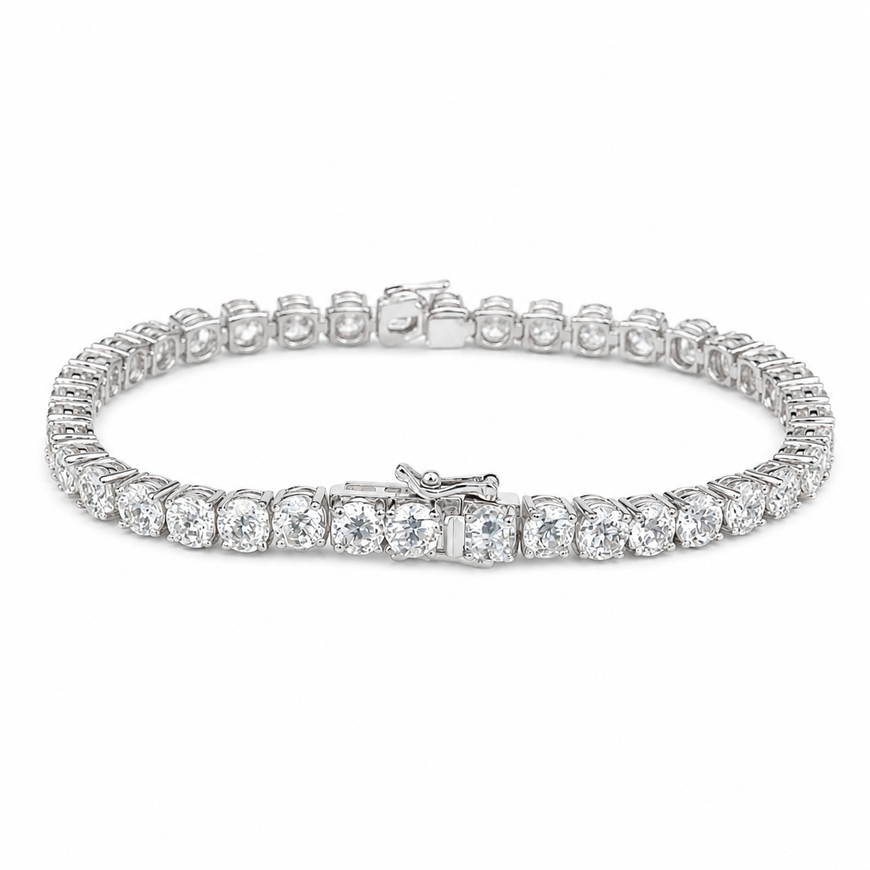 4mm Lab Diamond Tennis Bracelet
