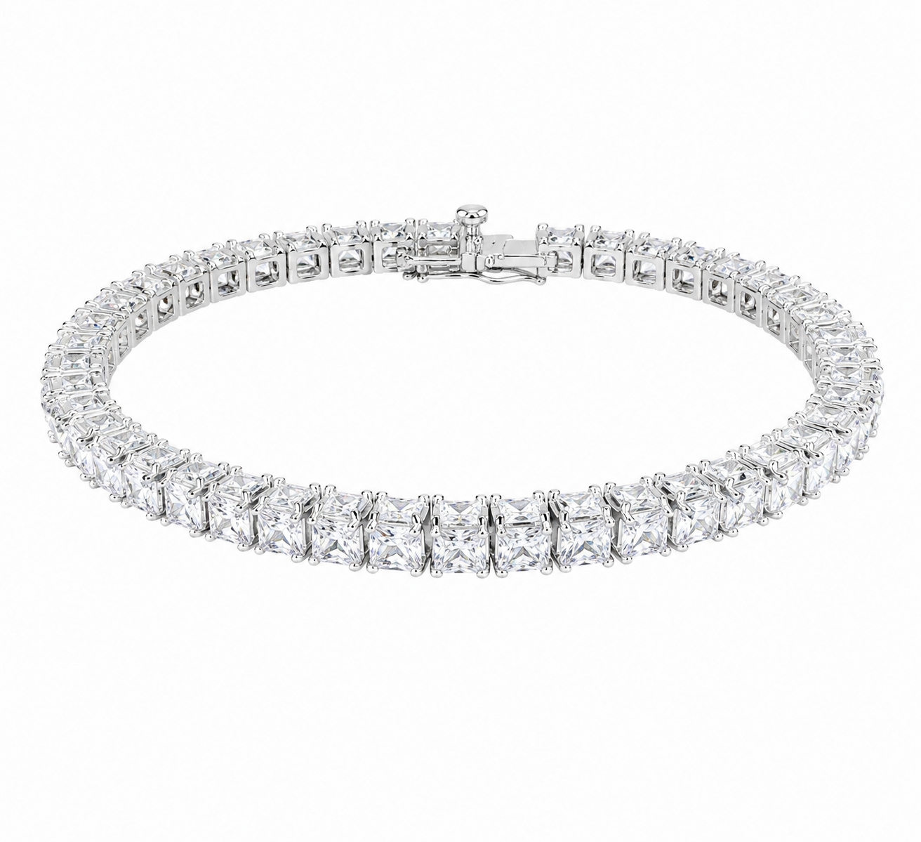 6MM Princess Cut Bracelet