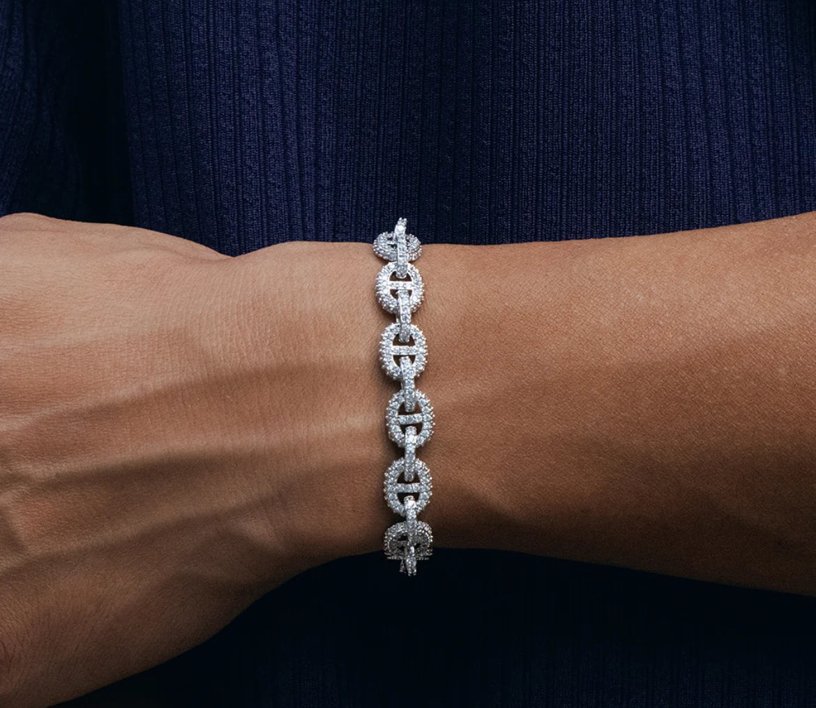 8mm Paved G-Link Bracelet