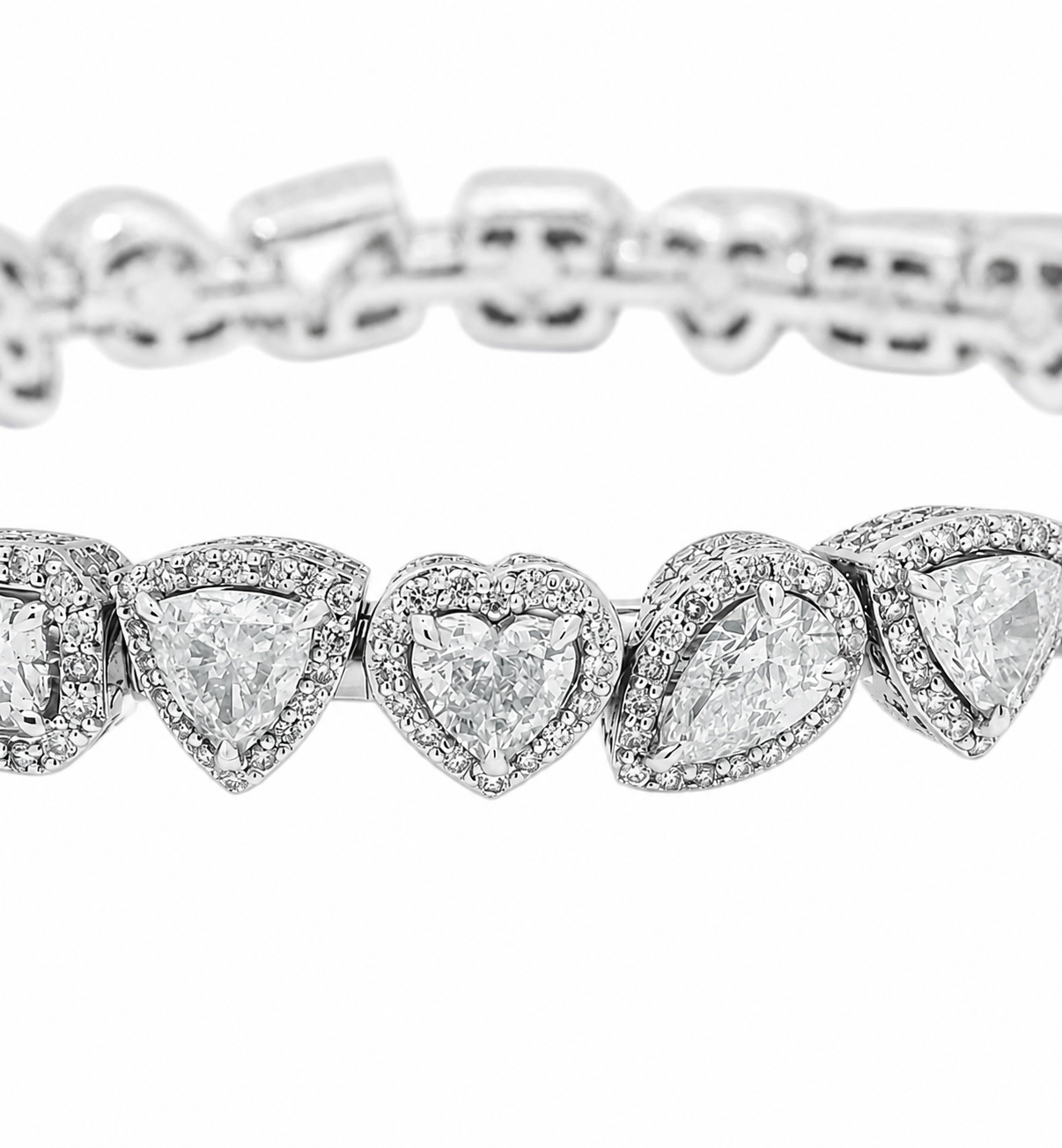 Multi Shape Lab Diamond Unisex Bracelet