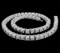 6.5mm Iced Out Sides Tennis Chain