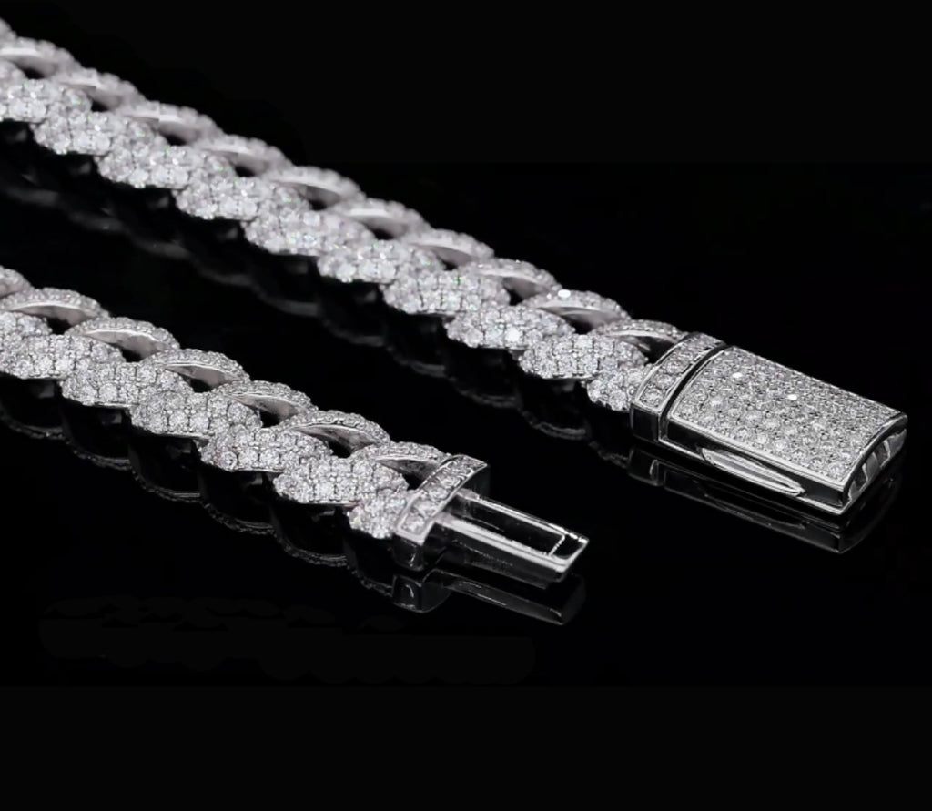 10mm Micro Paved Miami Cuban Link Bracelet