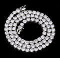 5MM Tennis Chain In White Gold