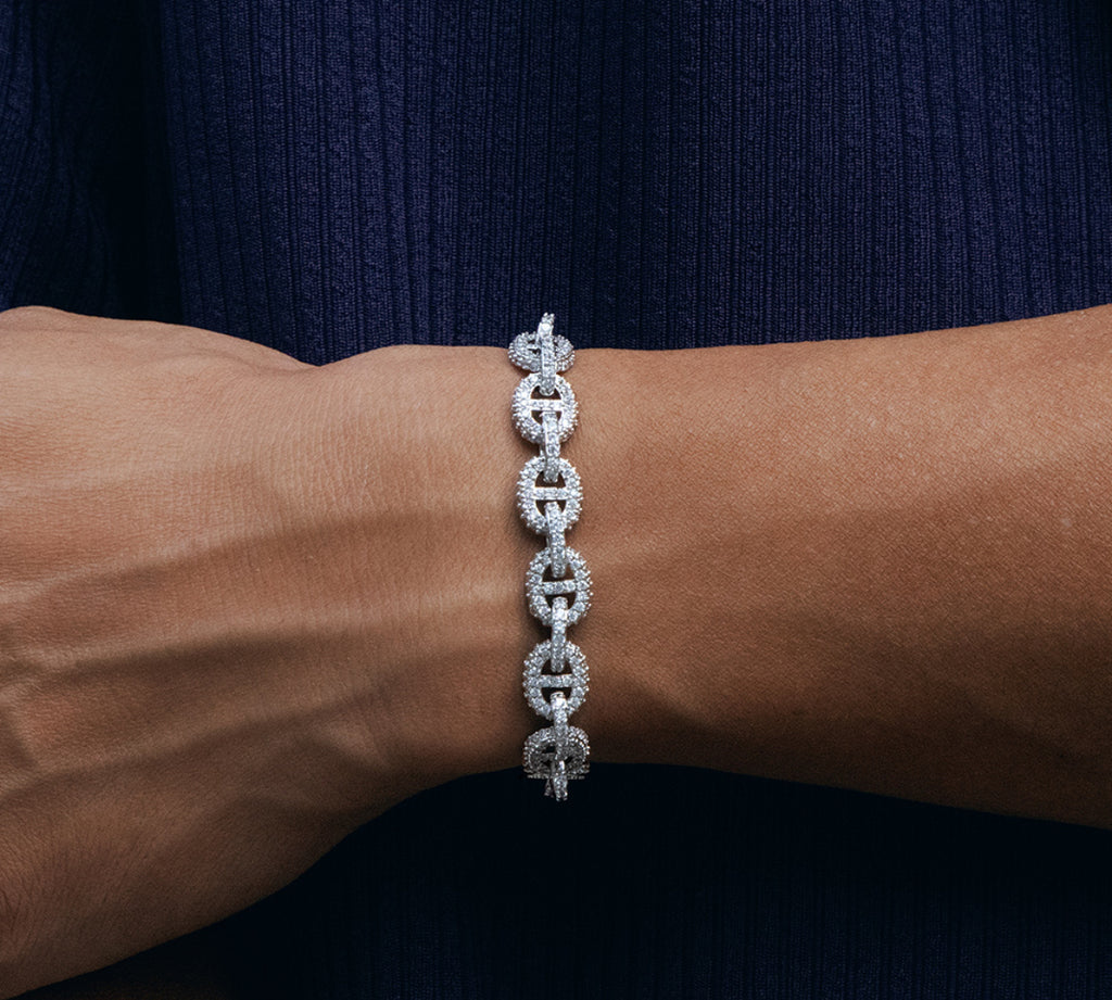8mm Paved G-Link Bracelet