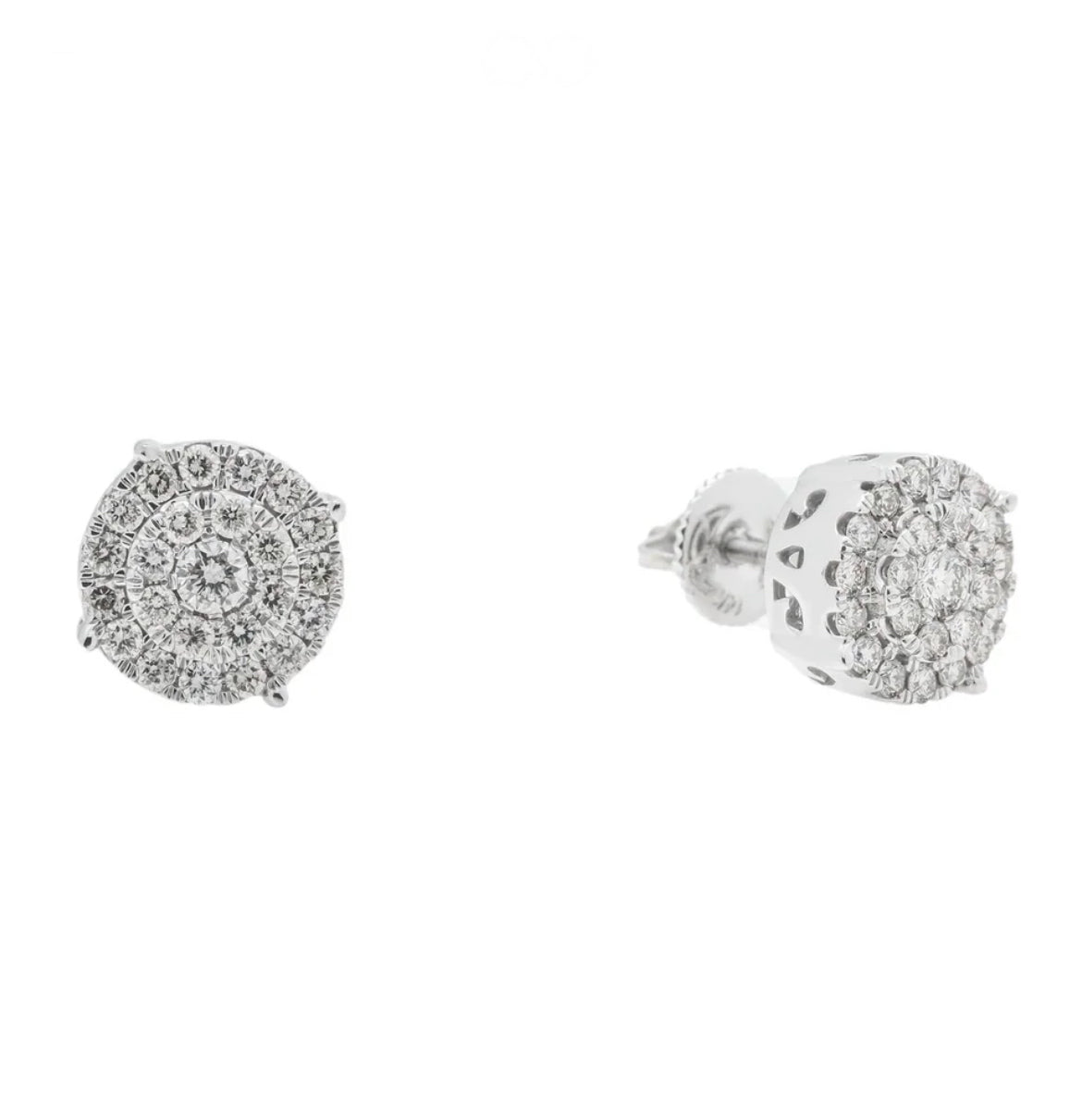 VVS Moissanite CLUSTER EARRINGS