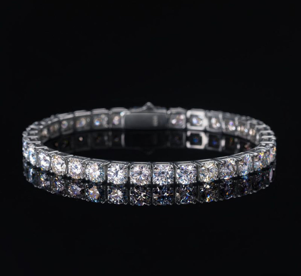 S925 Silver Moissanite 5mm Tennis Bracelet