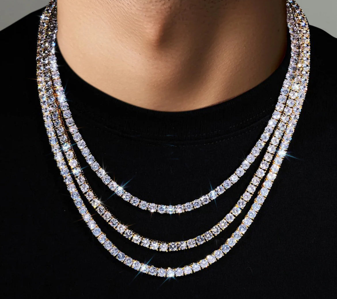 3mm VVS Moissanite Tennis Chain