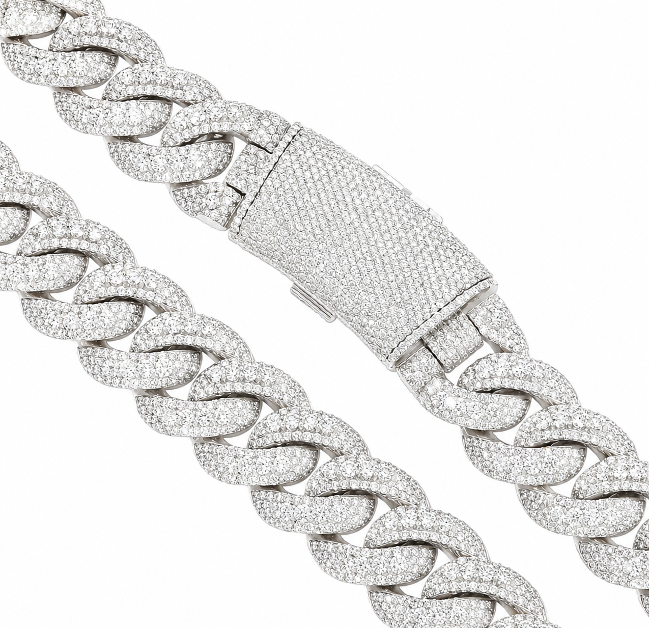 Natural Diamond ECLIPSE Cuban Chain
