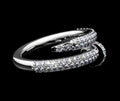 0.79ct TCW 925S & VVS Moissanite Nail Ring