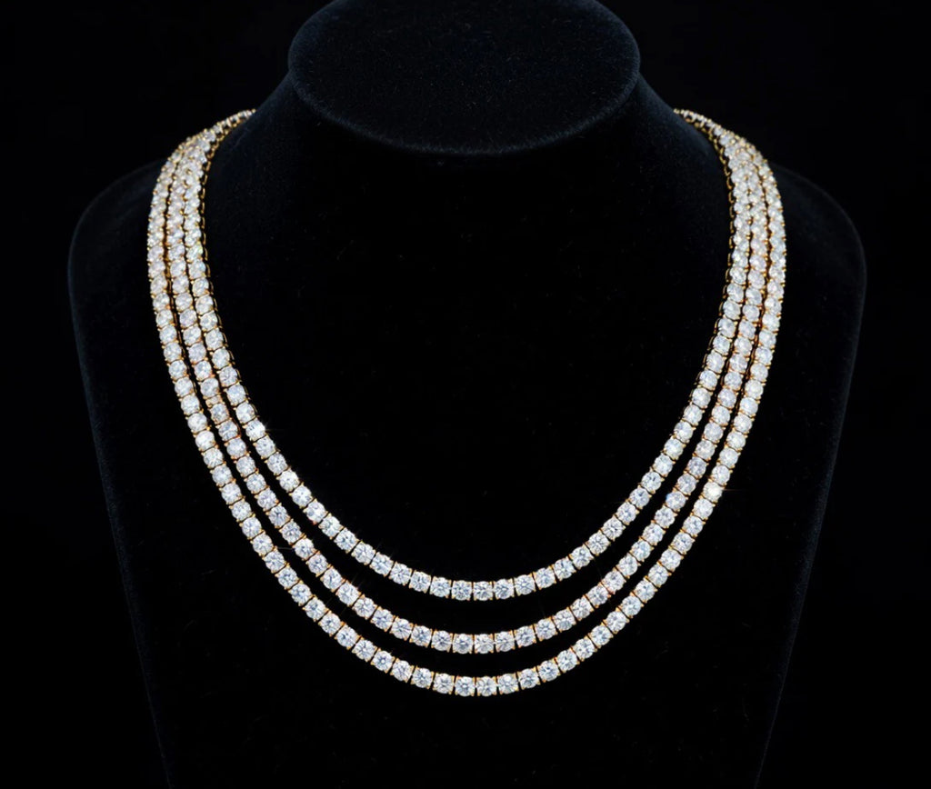3mm VVS Moissanite Tennis Chain