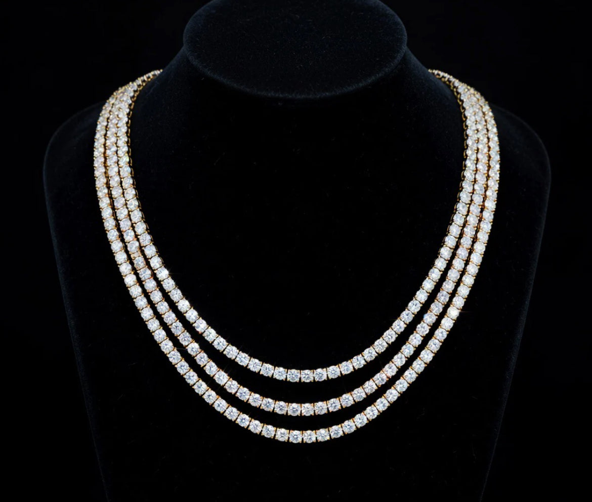 3mm VVS Moissanite Tennis Chain