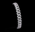 10mm Micro Paved Miami Cuban Link Bracelet
