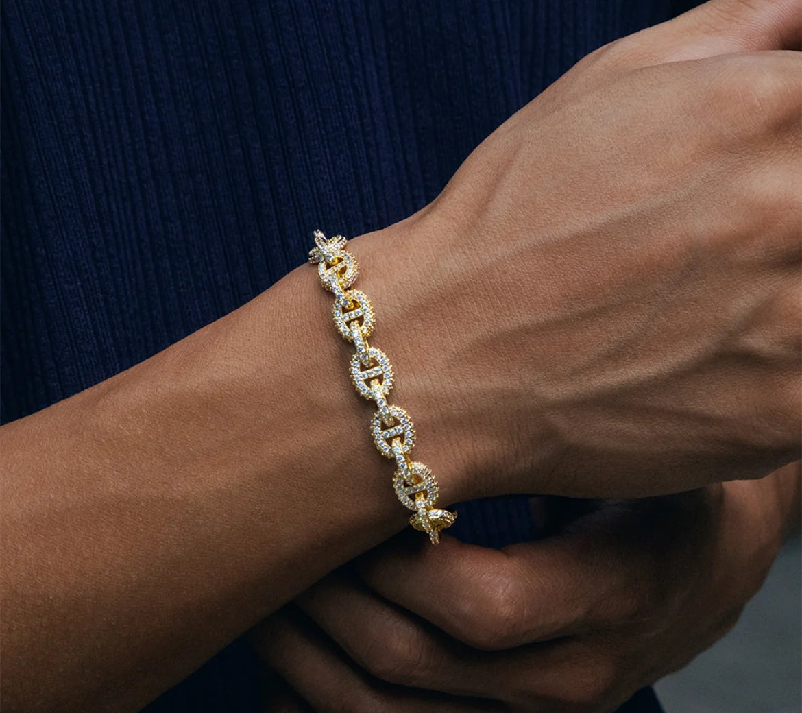 8mm Paved G-Link Bracelet