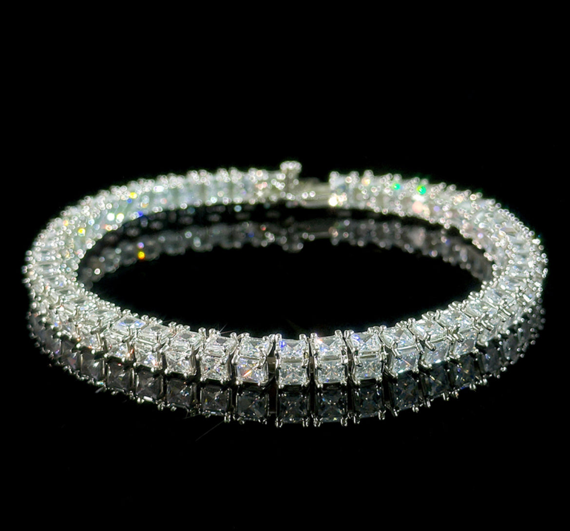 6MM Princess Cut Bracelet