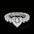 Women’s Heart Cut Love Ring