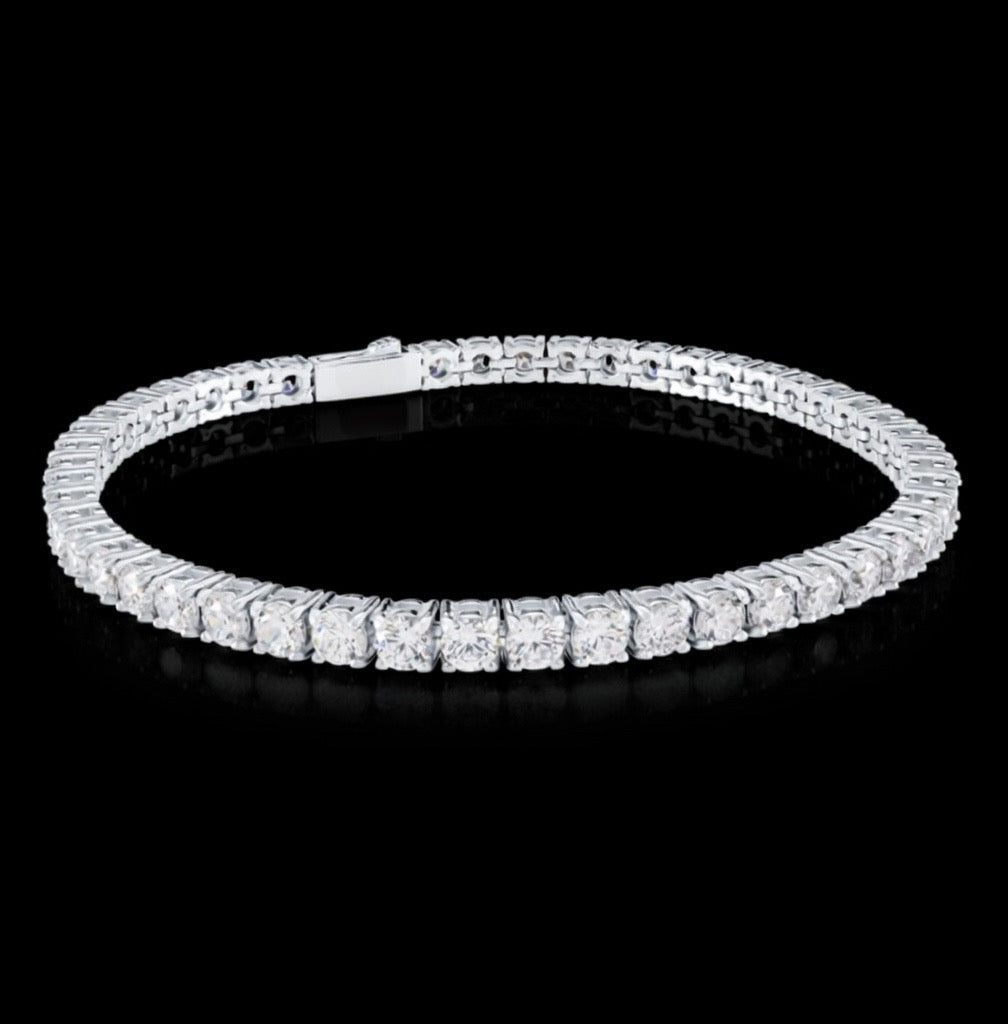 3MM Moissanite Tennis Bracelet