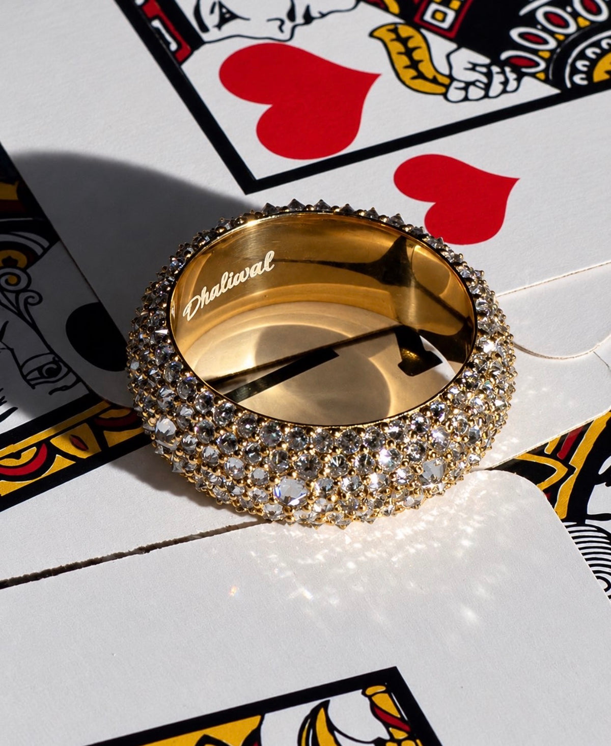 VVS Moissanite Spikes / Upside Down Diamonds Mens Ring
